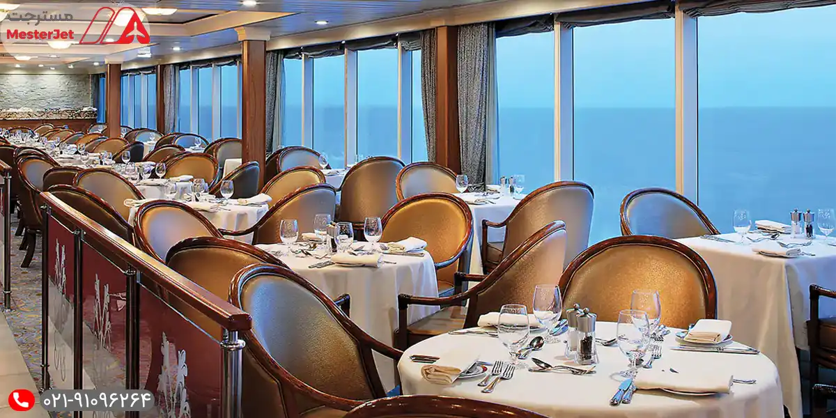 رستورانها و کافیشاپهای کشتی کروز