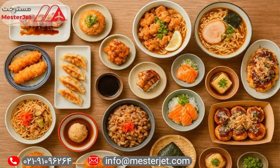 غذاهای محبوب ژاپنی