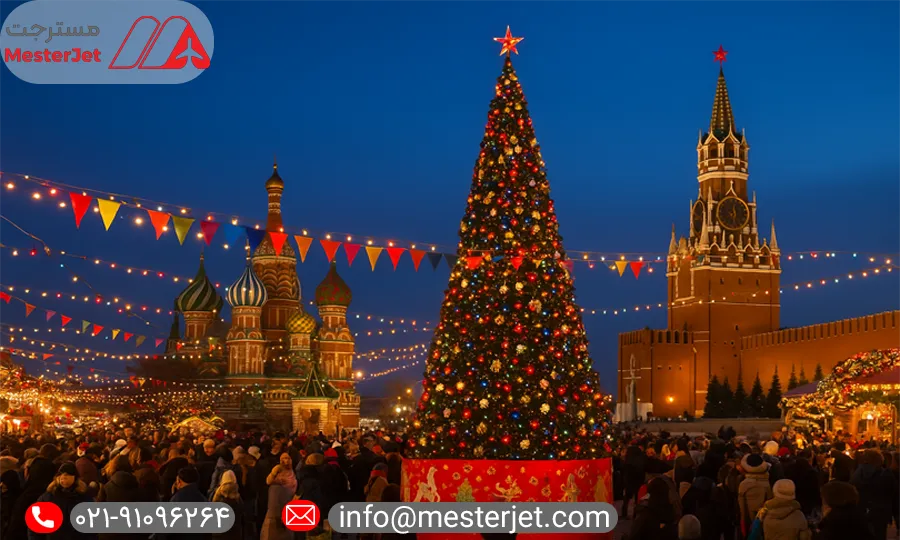 جشن کریسمس در روسیه